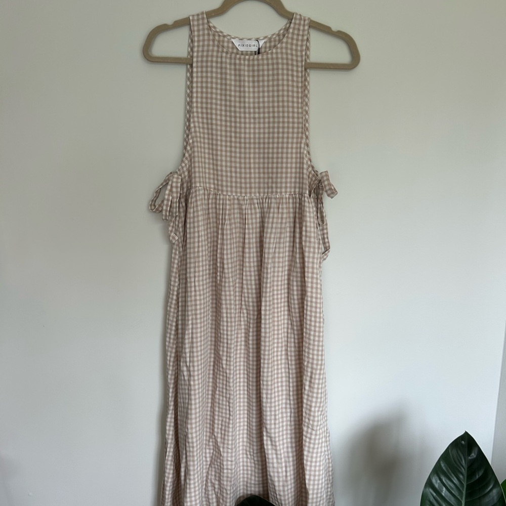Gingham Pinafore Dress in size 4 US